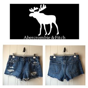 Women’s Distressed Dark Wash Size 29 Jean Shorts